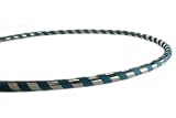 Hoopnotica Fitness Travel Hoop Combo, Blue and Silver