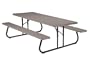 Lifetime 22180 8-Foot Folding Picnic Table with 96-by-30-Inch Molded Top, Putty