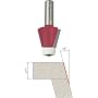 Freud 85-009 15-Degree Bevel Bowl Router Bit with 1/2-Inch Shank