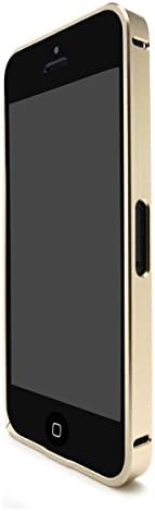 Metal Bumper Case Cover Frame for Apple iPhone 5 5s Aluminum Alloy Ultra Thin 0.7mm Protective Shell (Gold)