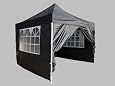 Black 10 x 10 ft Pop Up Canopy with Sidewalls