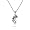 Eve's Addiction Sterling Silver Playful Dolphin Necklace, 14 inches