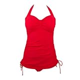 Monokini Swimsuit Red