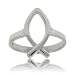 Christian Fish Ichthus Ring in Sterling Silver Finely Polished