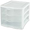 Sterilite ClearView 3 Storage Drawer Organizer
