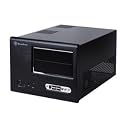 SilverStone Sugo SG01B-F Aluminum/Steel MicroATX Desktop SFF Chassis Computer Case - Retail (Black)