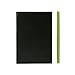 Daycraft Signature Spectrum BUSINESS STUDENT Notebook Journal - A5, Lime Green Edges, LINED - 8.3