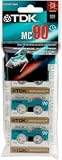 TDK 3-Pack Of 90 Minute Microcassettes (DMC90U3)