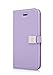 iPhone 5c Case,By Ailun,Wallet Case,PU Leather Case,Credit Card Holder,Flip Cover Case[Purple]
