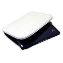 Samsung N120-12GBK 10.1-Inch Black Netbook - 6 Cell Battery CaseCrown Double Memory Foam Netbook Pouch (White Faux Suede)