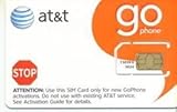 Att At&t Go Sim Card for Gsm Prepaid Cell Phone Service-no Contract Required