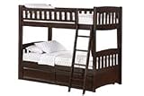 Night & Day Cinnamon Bunk Bed in Dark Chocolate