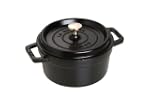 Staub 1102025 Cocotte Ronde Noir Mat...