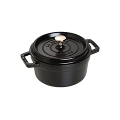 Staub 1102025 Cocotte / Br�ter rund, 20 cm, schwarz