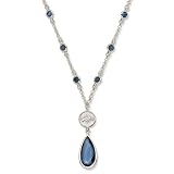 Denver Broncos Crystal Logo Necklace