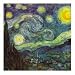 Kitchen & Housewares : Vincent VAN GOGH Art STARRY NIGHT Set 4 STONE COASTERS New Gift