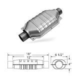 94000 Series Standard Oval OBDII Compliant Universal Catalytic Converter 2.5 in. In... by Magnaflow
