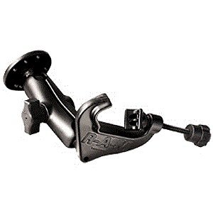 RAM Mount Yoke Clamp Mount w/Double Socket Arm & Round Base