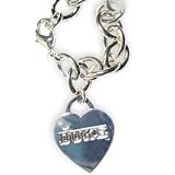 Duke Blue Devils Heart Charm Chain Bracelet