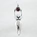 Garnet Lunar Goddess Pendant in Sterling Silver, #8719