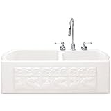 American Standard 7048.30 Chandler Double Bowl Kitchen Sink with Recessed Front Apron Panel
