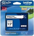 Brother Schriftband TZE231 12mm wei�/...