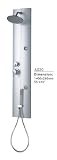 BathApp Aluminum Alloy Shower Panel Tower Overhead Rainfall with 2 Powerful ABS Massage Jets (Model BAA020)