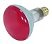 Incandescent Flood Light Bulb, BR30, 65 Watt, 130 Volts, Red