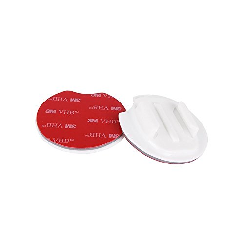 Mixbrix® Surfboard Mounts Accessory Kit with 2 *Surfboard Mounts +2* Camera Tethers+2* Adhesion Holders+1* Rubber Locking Plug+1* 3M Adhesive Mounts+1* Floaty Box+1* FCS Plug for Gopro Hero 4 Gopro Hero 3+ gopro Hero 3 gopro Hero 2 and Gopro Hero Cameras