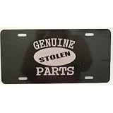 GENUINE STOLEN PARTS RAT ROD LICENSE PLATE by Motown Automotive Design