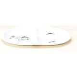 ハッピーマン　大人の仕切皿 【和皿・洋皿 有田焼】