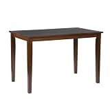 Dining Table Contemporary Style in Cappuccino Finish