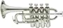 Amati ATR-383 Series Bb/A Piccolo Trumpet (Silver)