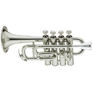 Amati ATR-383 Series Bb A Piccolo Trumpet (Silver) by