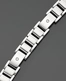 Men's Titanium Diamond Bracelet (1/4 ct. t.w.)