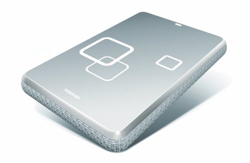 Toshiba Canvio 1 TB USB 2.0 Portable External Hard Drive for Mac E05A100ABU2XY (Radiant Silver)