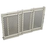 North States Supergate V Wide Opening Gate, Plastic - Hardware Mount
