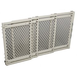 North States Supergate V Plastic Gate- Hardware Mount And Fits Large Opening