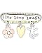 Far Fetched Live Love Laugh Pin