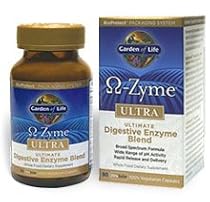 Garden of Life Omega-Zyme Ultra Ultimate Digestive Enzyme Blend, Capsules, 90-Count Bottle
