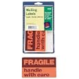 Office Depot Self-Adhesive Mailing Labels, 3in. x 5in., "Handle With Care", Red Glow, Pack Of 40