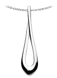Image of Kit Heath Sterling Silver 90DSHP Ladies Contemp Long Twist Pendant + 18
