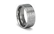 Stainless Steel Lady Ring with Engraving 8mm
