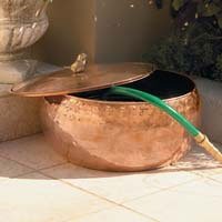 Copper Garden Hose Pot