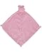 A Pair And A Spare Chenille Pink Hippo Security Blanket (Pink,No Size)
