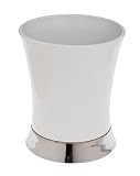 Steeltek Hampton Chrome and Ceramic Wastebasket