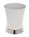 Kitchen & Housewares : Steeltek Hampton Chrome and Ceramic Wastebasket