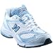 New Balance Womens NB 767 (D) Running Shoes White/Carolina