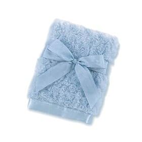 Bearington Baby - Small Swirly Snuggle Blanket (Blue)