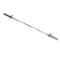 Cap Barbell Solid Curl Bar with Collars